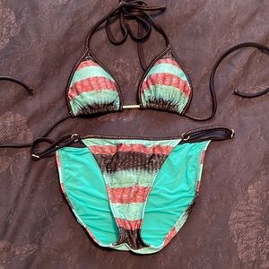 Vix swimwear with gold hardware